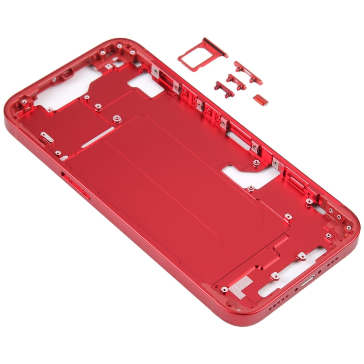 For iPhone 14 Middle Frame with Side Keys (Red) -  by PMC Jewellery | Online Shopping South Africa | PMC Jewellery