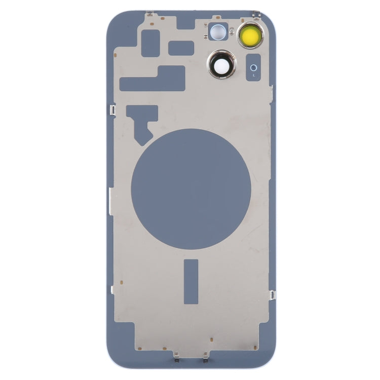 Glass Battery Back Cover with Holder for iPhone 14 Plus(Blue) -  by PMC TechLife | Online Shopping South Africa | PMC TechLife