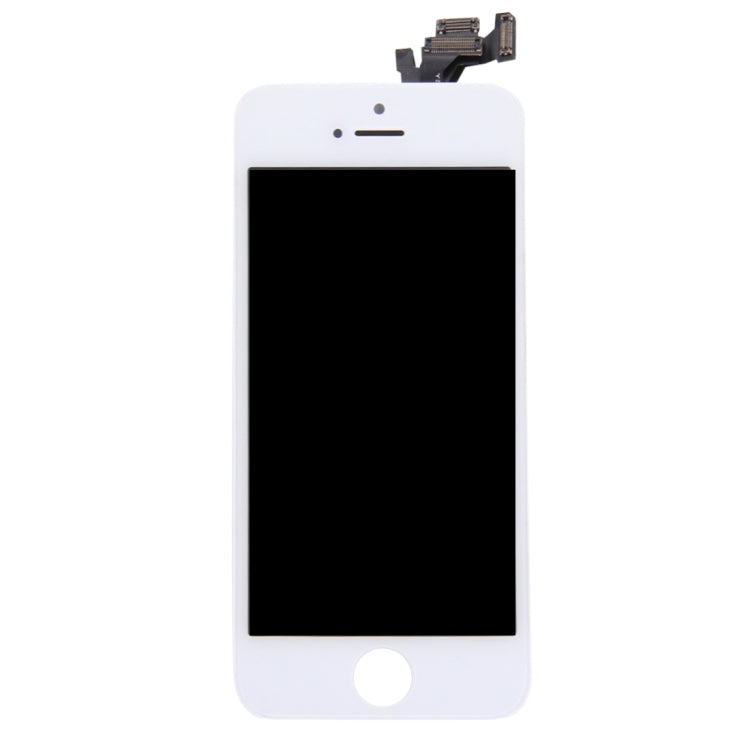 TFT LCD Screen for iPhone 5 Digitizer Full Assembly with Front Camera (White) - iPhone 5 Parts by PMC Jewellery | Online Shopping South Africa | PMC Jewellery