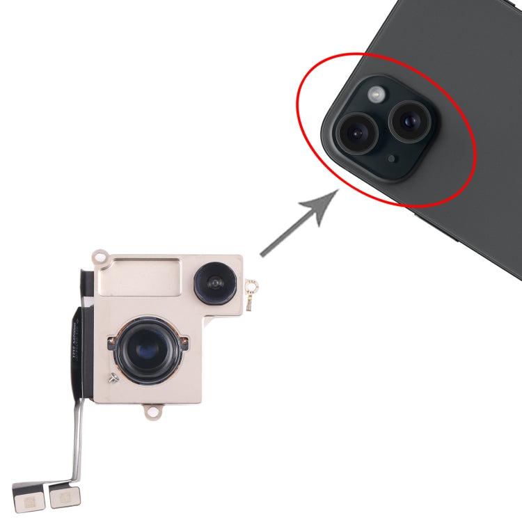 For iPhone 15 Back Facing Camera -  by PMC TechLife | Online Shopping South Africa | PMC TechLife