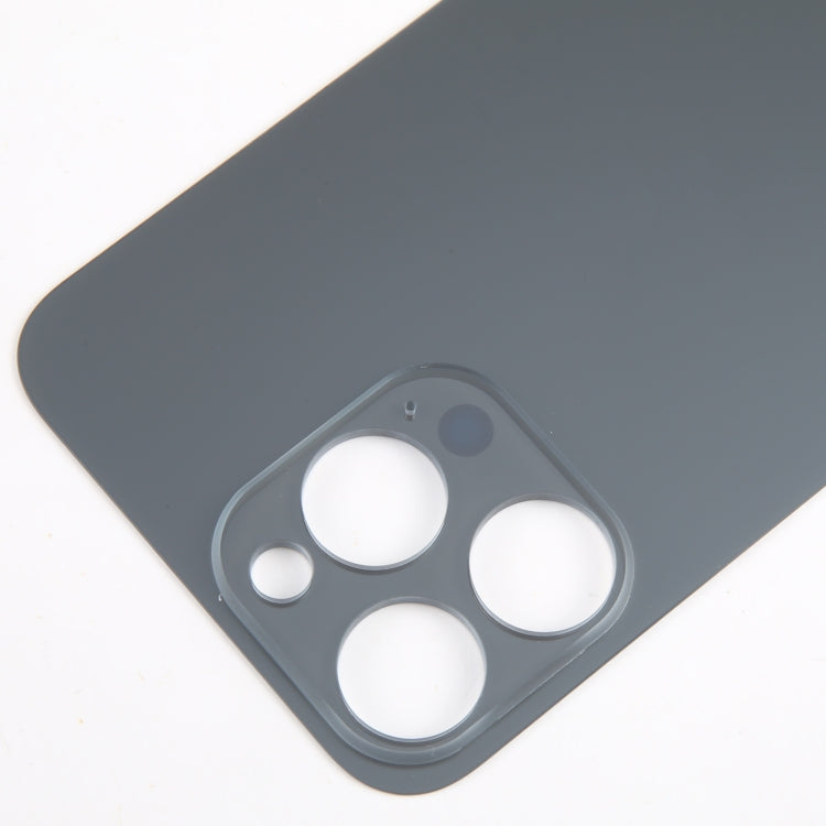 For iPhone 15 Pro Glass Battery Back Cover(Black) - free shipping - PMC TechLife - Order now!