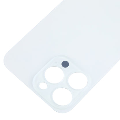 For iPhone 15 Pro Max Easy Replacement Big Camera Hole Glass Back Battery Cover(White) -  by PMC Jewellery | Online Shopping South Africa | PMC Jewellery