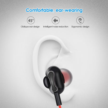 BH-I37 Bluetooth 5.0 Wire-controlled Bluetooth Earphone Built-in High-fidelity Microphone, Support Call(Black) - Bluetooth Earphone by PMC Jewellery | Online Shopping South Africa | PMC Jewellery