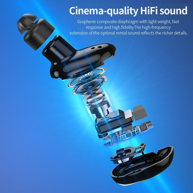 V21 Mini Single Ear Stereo Bluetooth V5.0 Wireless Earphones without Charging Box(Blue) - Bluetooth Earphone by PMC TechLife | Online Shopping South Africa | PMC TechLife