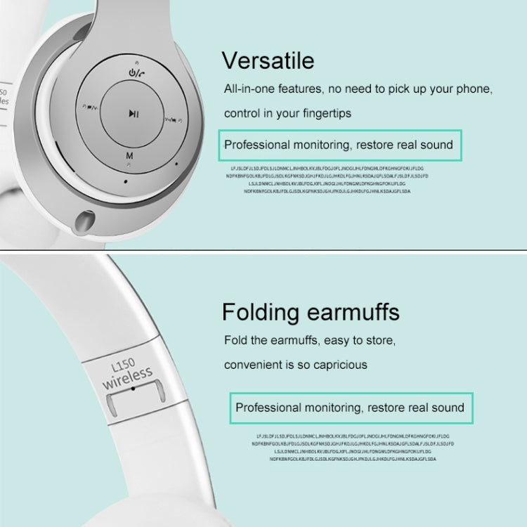 L150 Wireless Bluetooth V5.0 Headset (Rose Gold) - Headset & Headphone by PMC TechLife | Online Shopping South Africa | PMC TechLife