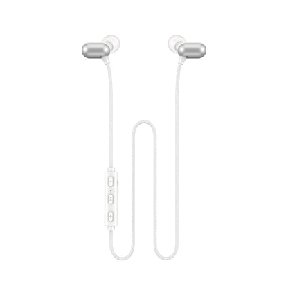 REMAX RB-S11 Lotune Series Wireless Metal Powerbears V5.0 Bluetooth Earphone (White) - Neck-mounted Earphone by REMAX | Online Shopping South Africa | PMC Jewellery