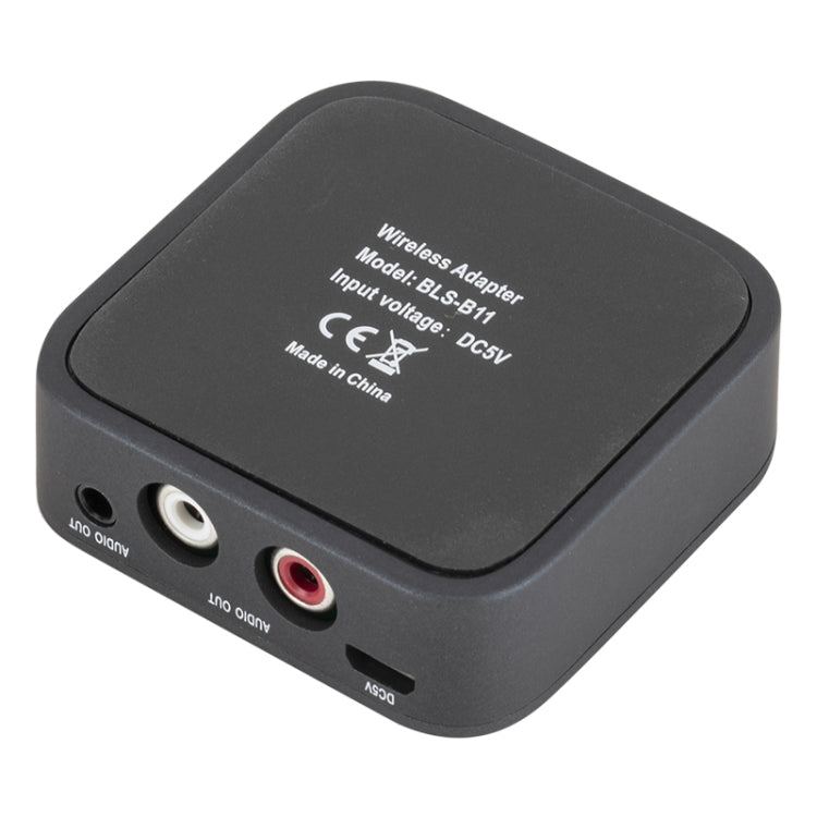 B11 Bluetooth 5.0 Receiver AUX NFC to 2 x RCA Audio Adapter - Audio Receiver Transmitter by PMC Jewellery | Online Shopping South Africa | PMC Jewellery