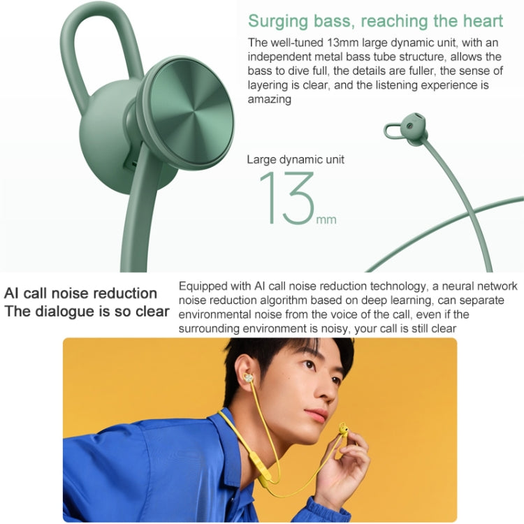 Original Huawei FreeLace Wireless Earphone Vibrant Edition (Spruce Green) - Neck-mounted Earphone by Huawei | Online Shopping South Africa | PMC Jewellery