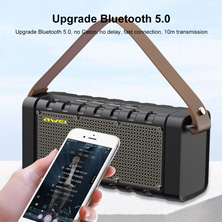 awei Y668 20W TWS Outdoor Bluetooth Speaker - Desktop Speaker by awei | Online Shopping South Africa | PMC Jewellery