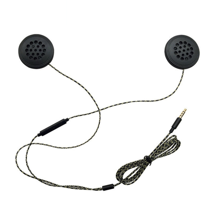 T33 3.5mm Interface Music Call Motorcycle Helmet Wired Headphone, Length: 1.2m - Normal Style Earphone by PMC TechLife | Online Shopping South Africa | PMC TechLife