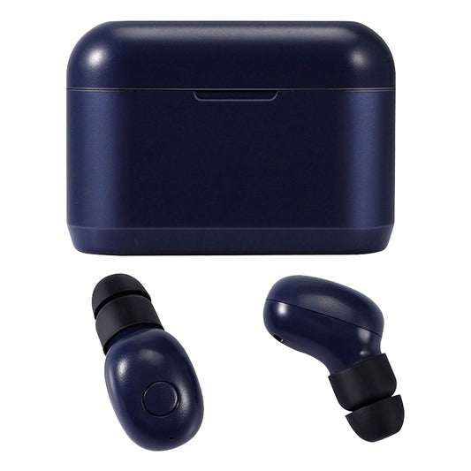 DT-4 IPX Waterproof Bluetooth 5.0 Wireless Bluetooth Earphone with 350mAh Magnetic Charging Box, Support for Calling(Dark Blue) - Bluetooth Earphone by PMC Jewellery | Online Shopping South Africa | PMC Jewellery