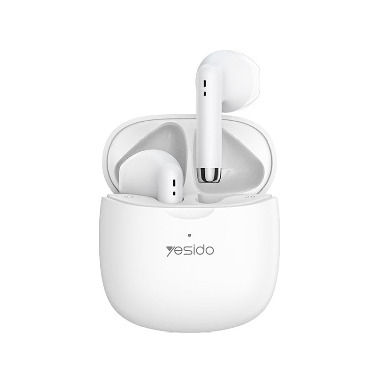 Yesido TWS09 TWS Wireless Bluetooth Earphone (White) - TWS Earphone by Yesido | Online Shopping South Africa | PMC Jewellery | Buy Now Pay Later Mobicred