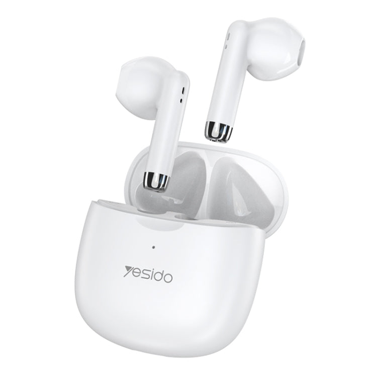 Yesido TWS09 TWS Wireless Bluetooth Earphone (White) - TWS Earphone by Yesido | Online Shopping South Africa | PMC Jewellery | Buy Now Pay Later Mobicred