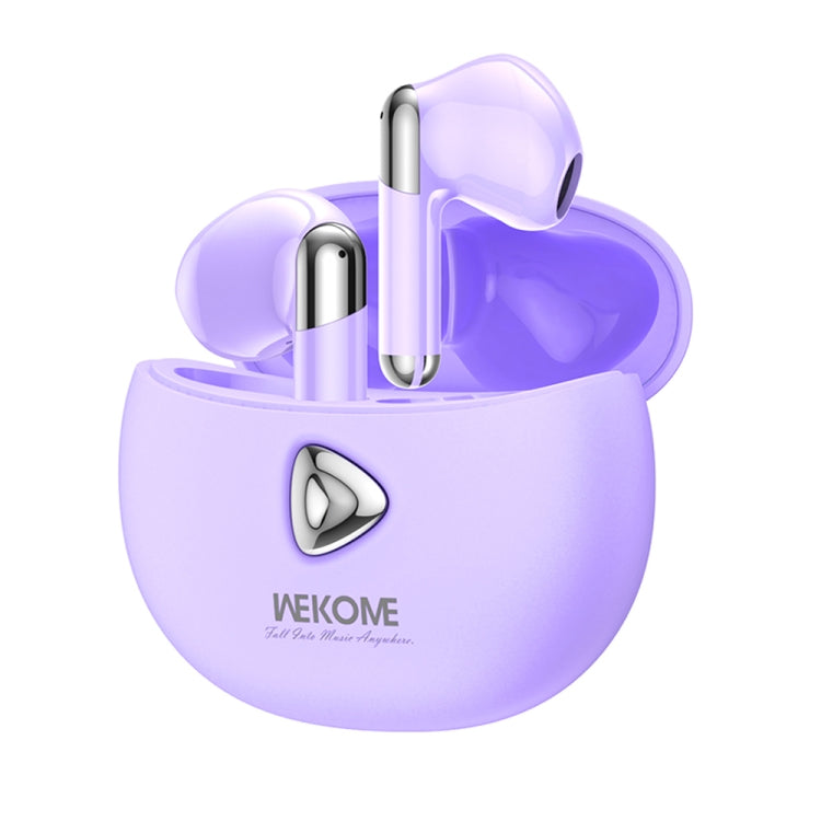 WK V53 Dot Color Series TWS Wireless Bluetooth Noise Canceling Earphones (Purple) - TWS Earphone by WK | Online Shopping South Africa | PMC Jewellery