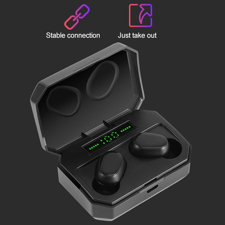 DT-14 Wireless Two Ear Bluetooth Headset Supports Touch & Smart Magnetic Charging & Power On Automatic Pairing(Pink) - Bluetooth Earphone by PMC TechLife | Online Shopping South Africa | PMC TechLife
