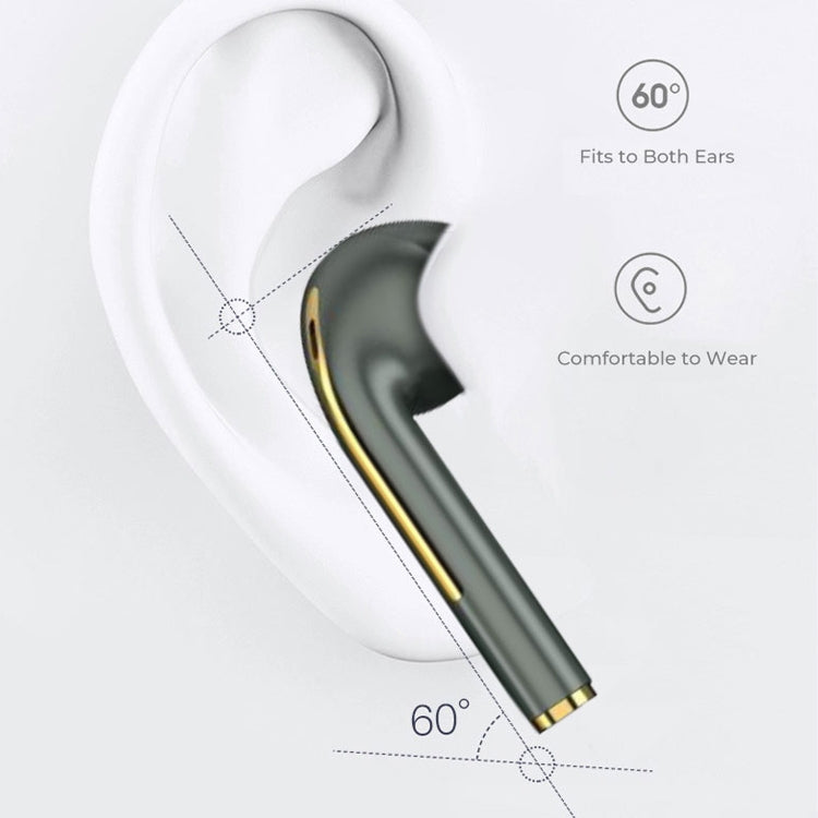 J18 Bluetooth 5.0 TWS Wireless Binaural Bluetooth Earphone with Charging Box(Black) - TWS Earphone by PMC TechLife | Online Shopping South Africa | PMC TechLife