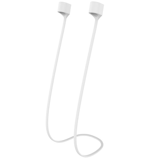 Wireless Bluetooth Headset Anti-lost Rope Magnetic Silicone Lanyard for Apple AirPods 1 / 2(White) - Anti-lost & Holder by PMC Jewellery | Online Shopping South Africa | PMC Jewellery