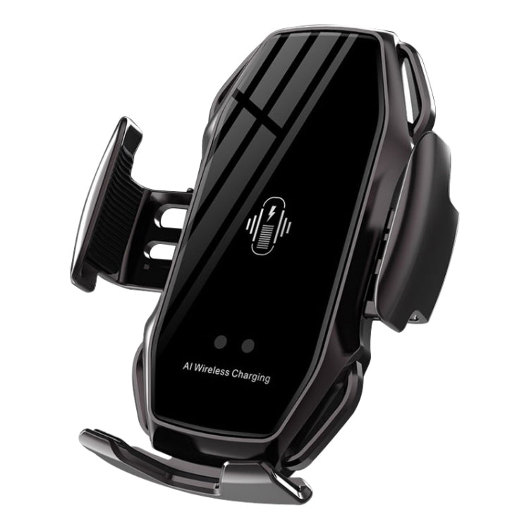 A5 10W Car Infrared Wireless Mobile Auto-sensing Phone Charger Holder, Interface：USB-C / Type-C(Tarnish) - Wireless Charger Holders by PMC Jewellery | Online Shopping South Africa | PMC Jewellery