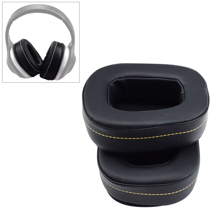 2 PCS For DENON AH-D600 / AH-D7100 Soft Sponge Earphone Protective Cover Earmuffs(Black Brown) - Earmuff & Pad by PMC Jewellery | Online Shopping South Africa | PMC Jewellery