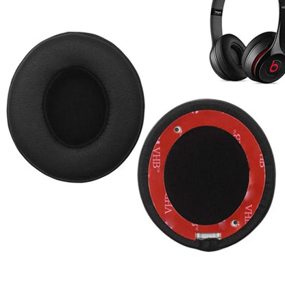 1 Pair Soft Sponge Earmuff Headphone Jacket for Beats Solo 2.0 / 3.0, Bluetooth Version(Black) - Earmuff & Pad by PMC Jewellery | Online Shopping South Africa | PMC Jewellery