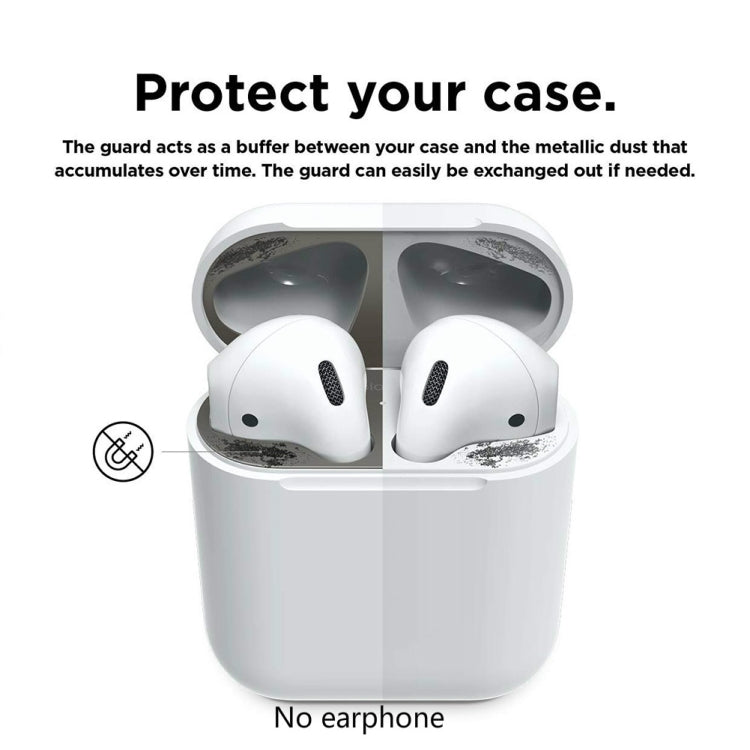 For AirPods Pro 3 Dustproof Inner Cover Frame Metal Sticker (Silver) - Protective Sticker by PMC Jewellery | Online Shopping South Africa | PMC Jewellery