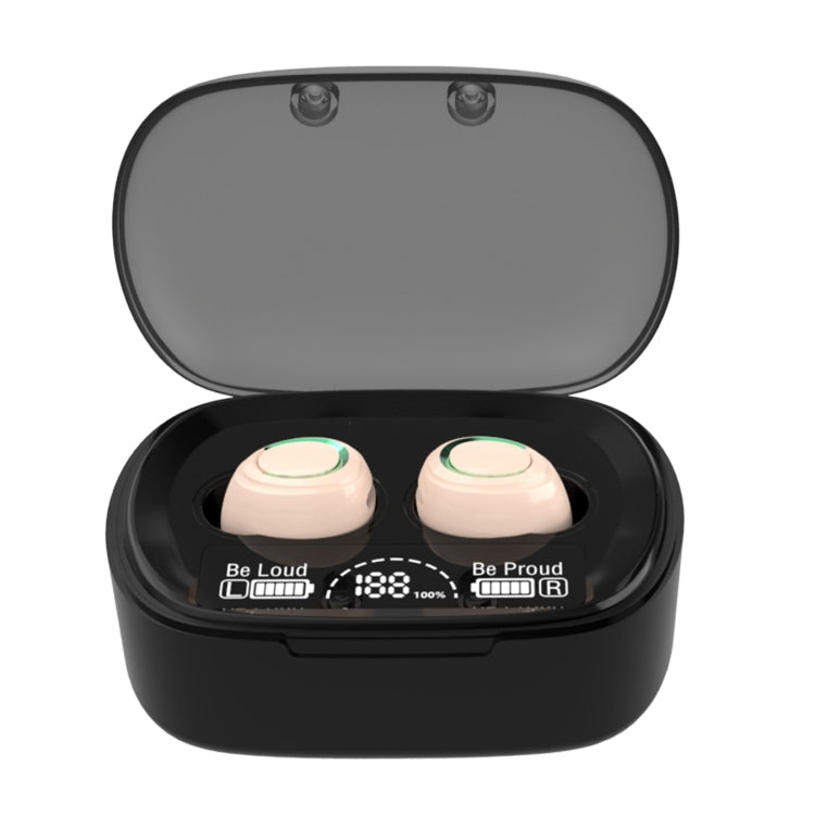 MD06 Mini In-ear TWS Wireless Touch Digital Display Bluetooth Earphone (Pink) - TWS Earphone by PMC TechLife | Online Shopping South Africa | PMC TechLife