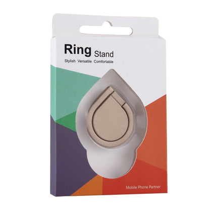 Universal 360 Degree Rotation Drops of water Style Ring Phone Holder Stand(Gold) - Ring Holder by PMC Jewellery | Online Shopping South Africa | PMC Jewellery