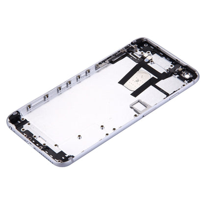 Full Housing Back Cover with Power Button & Volume Button Flex Cable for iPhone 6 Plus(Silver) - iPhone 6/6 Plus Parts by PMC Jewellery | Online Shopping South Africa | PMC Jewellery