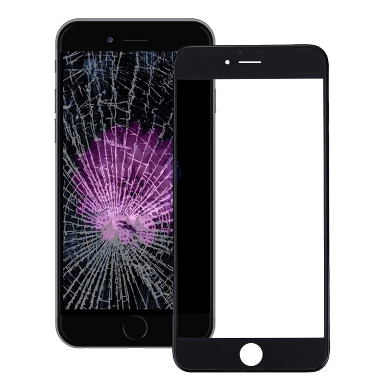 Front Screen Outer Glass Lens with Front LCD Screen Bezel Frame & OCA Optically Clear Adhesive for iPhone 6s(Black) - free shipping - PMC TechLife - Order now!