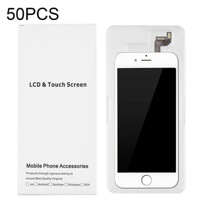 50 PCS Cardboard Packaging White Box for iPhone 6s & 6 LCD Screen and Digitizer Full Assembly - iPhone 6S/6S Plus Parts by PMC Jewellery | Online Shopping South Africa | PMC Jewellery