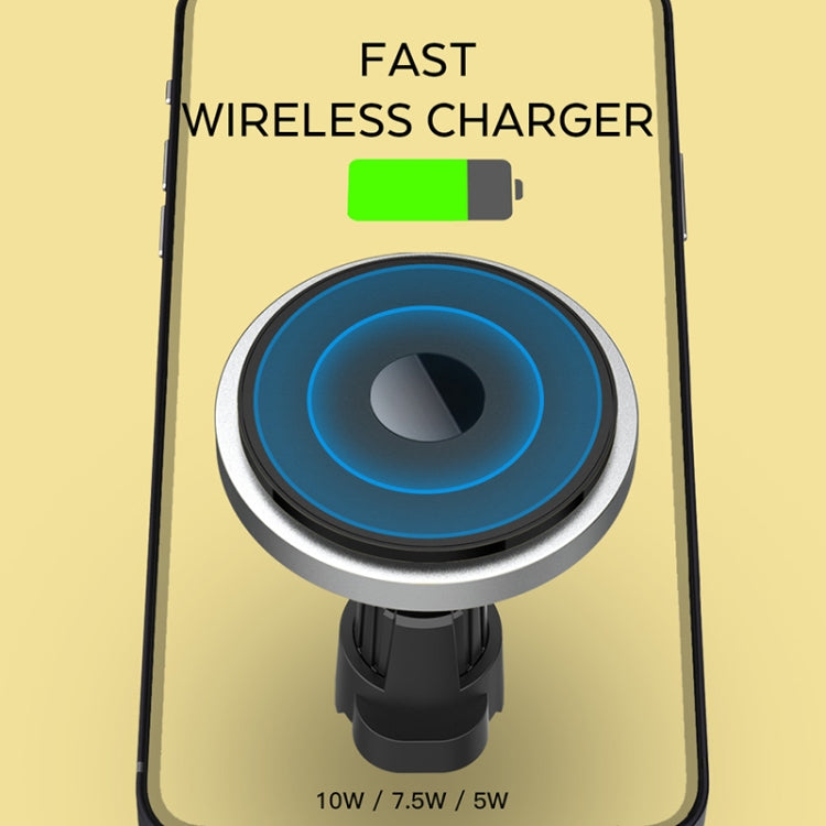 N5 Car Air Outlet Vent Mount Clamp Holder 15W Fast Charging Qi Magnetic Wireless Charger - Wireless Charger Holders by PMC Jewellery | Online Shopping South Africa | PMC Jewellery