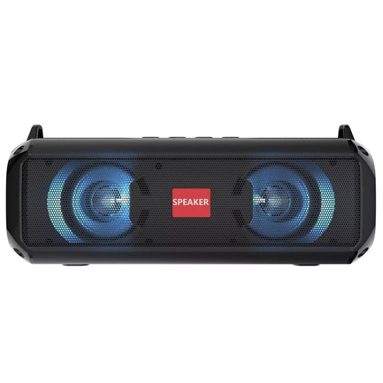 EBS-045 Wireless Stereo RGB Mini Portable Outdoor Music Subwoofer Stereo Speaker with Light (Black) - Desktop Speaker by PMC Jewellery | Online Shopping South Africa | PMC Jewellery