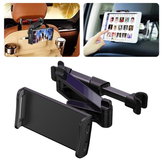 CHZ-06 Retractable Car Backrest Holder for 7-14 inch Mobile Phones / Tablets (Black) - Car Holders by PMC Jewellery | Online Shopping South Africa | PMC Jewellery