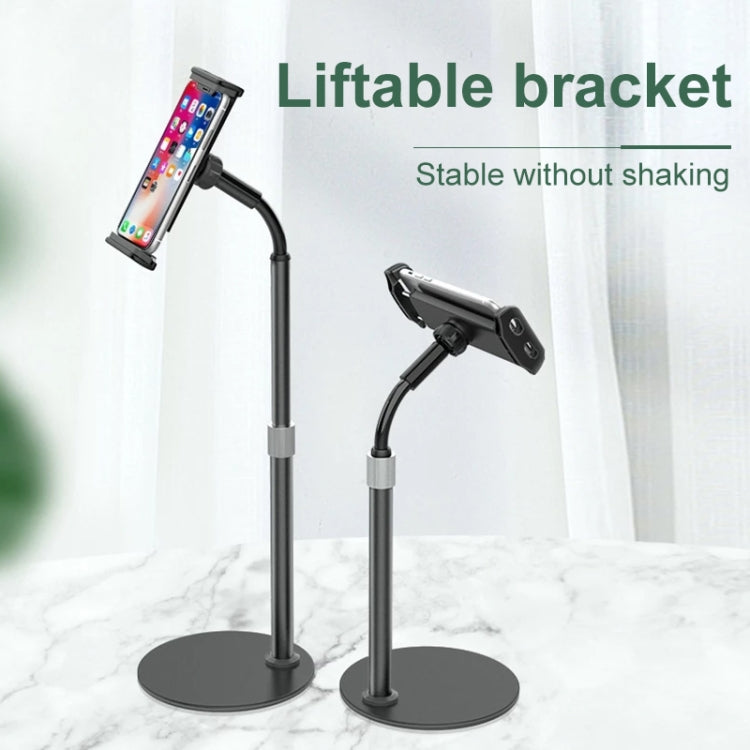 ZM17 Retractable Rotatable Outdoor Selfie Desktop Phone Stand for 4.6-7.8 inch Mobile Phones / Tablets (Black) - Desktop Holder by PMC Jewellery | Online Shopping South Africa | PMC Jewellery