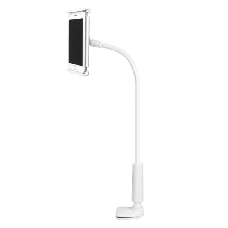 UBN-30 Classic Style Universal 360 Degrees Rotating Detachable Two-stage Lazy Bracket Mobile Phone / Tablet Desktop Bracket with Bilateral Pull Chuck (White) - Desktop Holder by PMC Jewellery | Online Shopping South Africa | PMC Jewellery