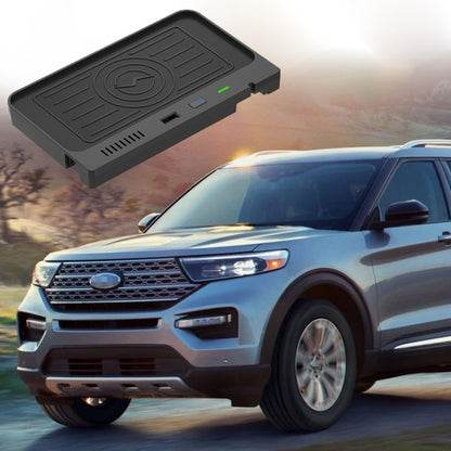 Car Fast Charging Wireless Charger for Ford Explorer 2020-2021, Left Driving(Black) - DIY Modified Charger by PMC Jewellery | Online Shopping South Africa | PMC Jewellery