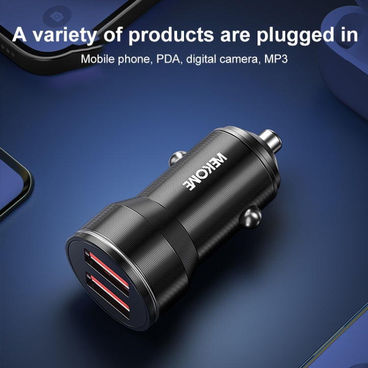 WK WP-C43 Staroad Series 15W Dual USB Car Charger(Coffee) - Car Charger by WK | Online Shopping South Africa | PMC Jewellery