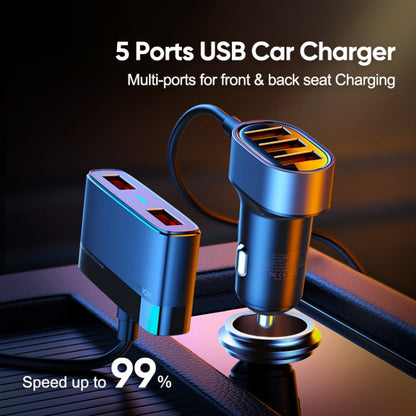 JOYROOM JR-CL03 6.2A Multi 5 Ports USB Smart Car Charger - Car Charger by JOYROOM | Online Shopping South Africa | PMC Jewellery