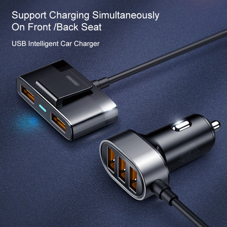 JOYROOM JR-CL03 6.2A Multi 5 Ports USB Smart Car Charger - Car Charger by JOYROOM | Online Shopping South Africa | PMC Jewellery