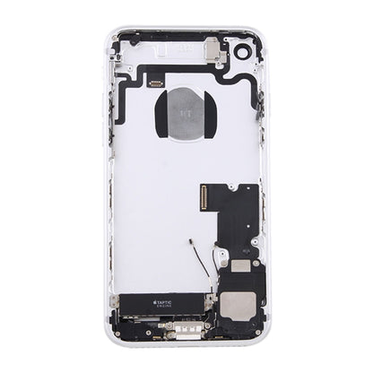 Battery Back Cover Assembly with Card Tray for iPhone 7(Silver) - Back Cover by PMC Jewellery | Online Shopping South Africa | PMC Jewellery