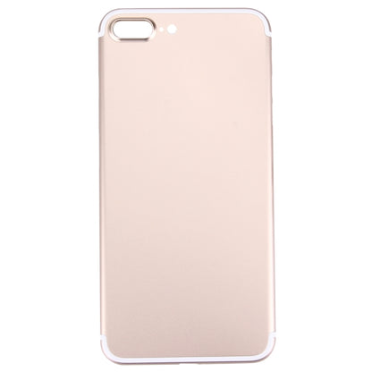 5 in 1 for iPhone 7 Plus (Back Cover + Card Tray + Volume Control Key + Power Button + Mute Switch Vibrator Key) Full Assembly Housing Cover(Gold) - Back Cover by PMC Jewellery | Online Shopping South Africa | PMC Jewellery