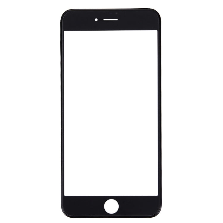 Front Screen Outer Glass Lens with Front LCD Screen Bezel Frame & OCA Optically Clear Adhesive for iPhone 7 Plus(Black) - free shipping - PMC TechLife - Order now!