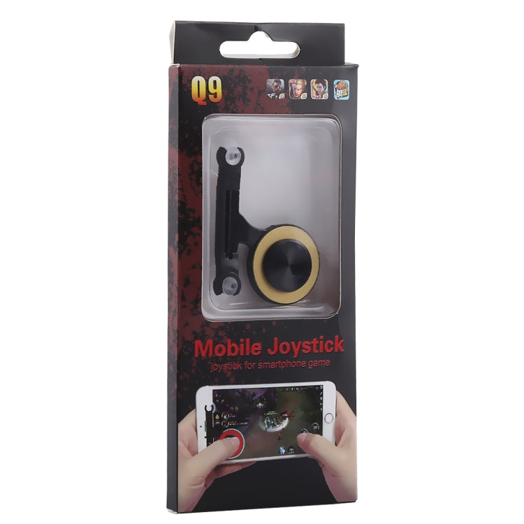 Q9 Direct Mobile Games Joystick Artifact Hand Travel Button Sucker for iPhone, Android Phone, Tablet(Gold) - Handle Shooter by PMC Jewellery | Online Shopping South Africa | PMC Jewellery