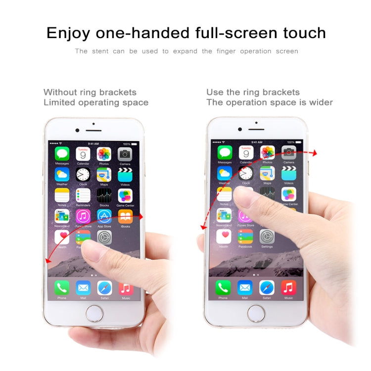 100 PCS Universal Finger Ring Mobile Phone Holder Stand(Rose Gold) - Ring Holder by PMC TechLife | Online Shopping South Africa | PMC TechLife