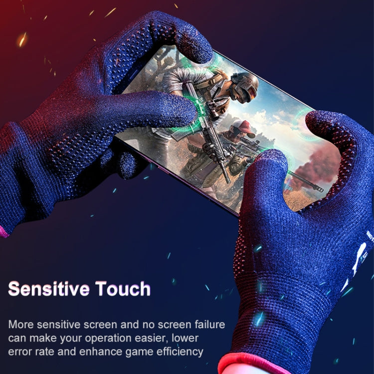 ROCK i28 Super Conductive Silver Fiber Anti-sweat Sensitive Touch Gaming Gloves - Gaming Finger Sleeves by PMC Jewellery | Online Shopping South Africa | PMC Jewellery