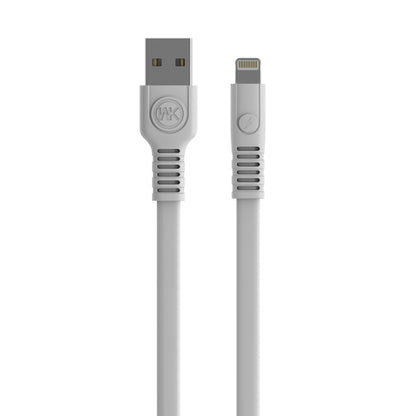 WK WDC-066i 2.1A 8 Pin Flushing Charging Data Cable, Length: 1m(White) - Normal Style Cable by WK | Online Shopping South Africa | PMC Jewellery