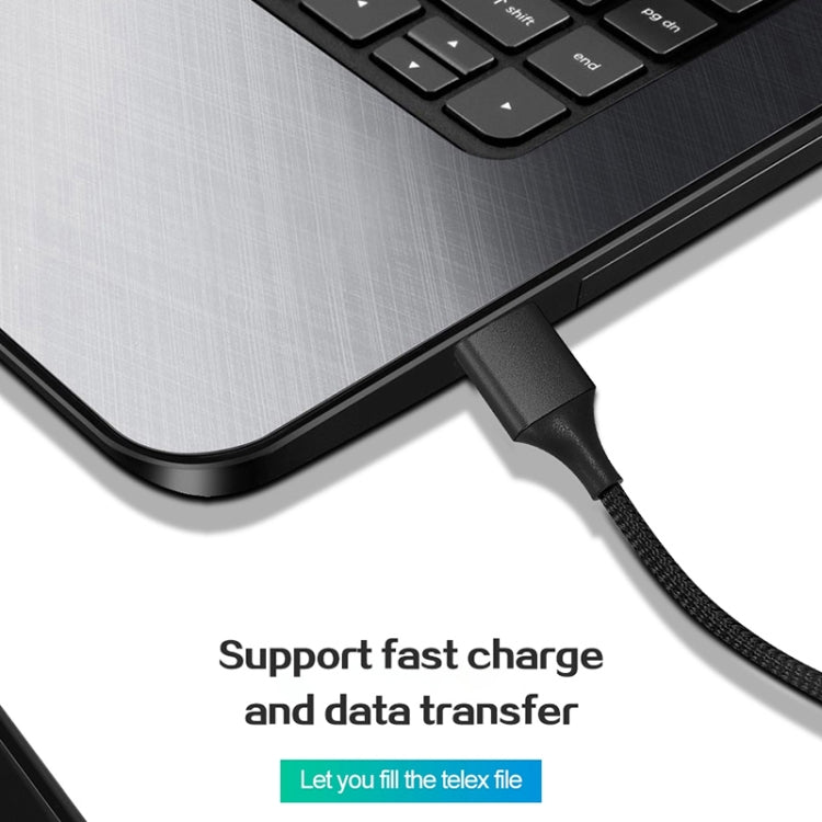 M11 3A USB to 8 Pin Nylon Braided Magnetic Data Cable, Cable Length: 2m (Blue) - Charging Cable & Head by PMC TechLife | Online Shopping South Africa | PMC TechLife