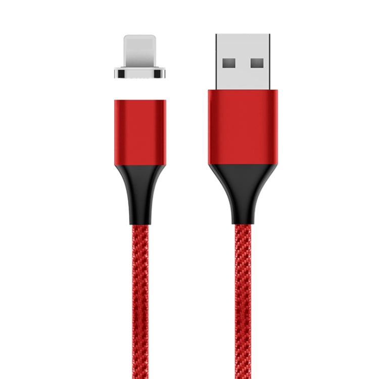 M11 5A USB to 8 Pin Nylon Braided Magnetic Data Cable, Cable Length: 2m (Red) - Charging Cable & Head by PMC Jewellery | Online Shopping South Africa | PMC Jewellery