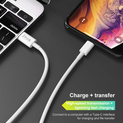 IVON CA93 20W PD USB-C / Type-C to 8 Pin TPE Fast Charging Data Cable, Cable Length: 1m - 2 in 1 Cable by IVON | Online Shopping South Africa | PMC Jewellery