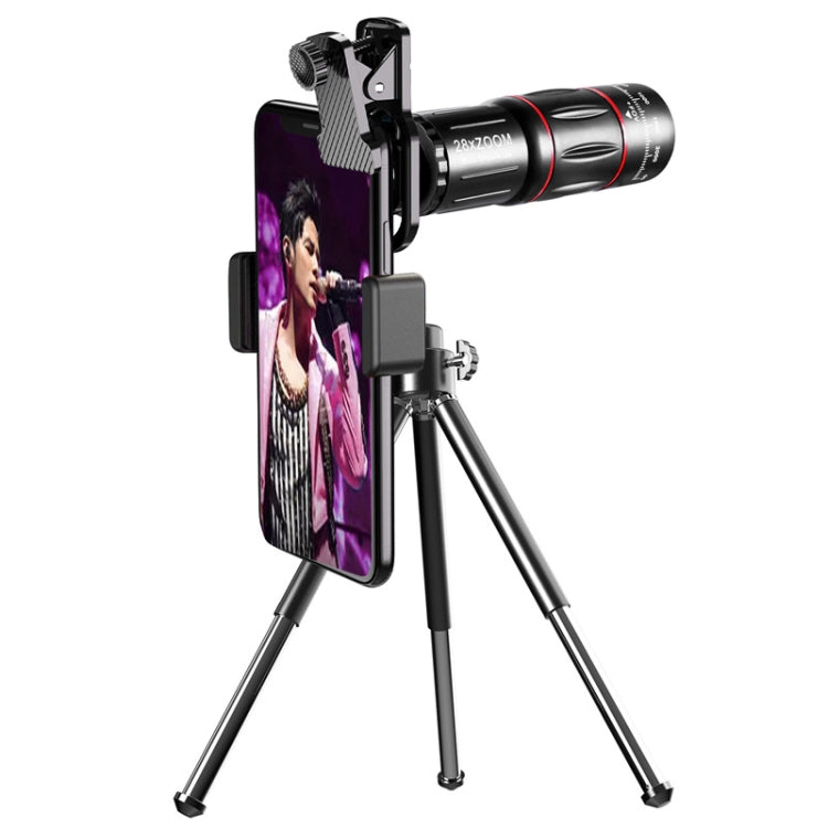 W28-QK Mobile Phone Universal Lens Telescope 28X Color Box Set - Combination Lens by PMC Jewellery | Online Shopping South Africa | PMC Jewellery